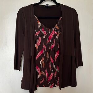 East 5th Chocolate Brown Top